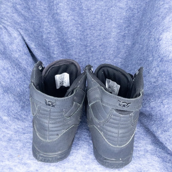 Supra Skytop Muska 001 Skate Shoes Sneaker Triple Black Mens Size 8 - Picture 6 of 6